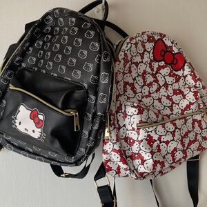 Hello Kitty Black and White Backpacks